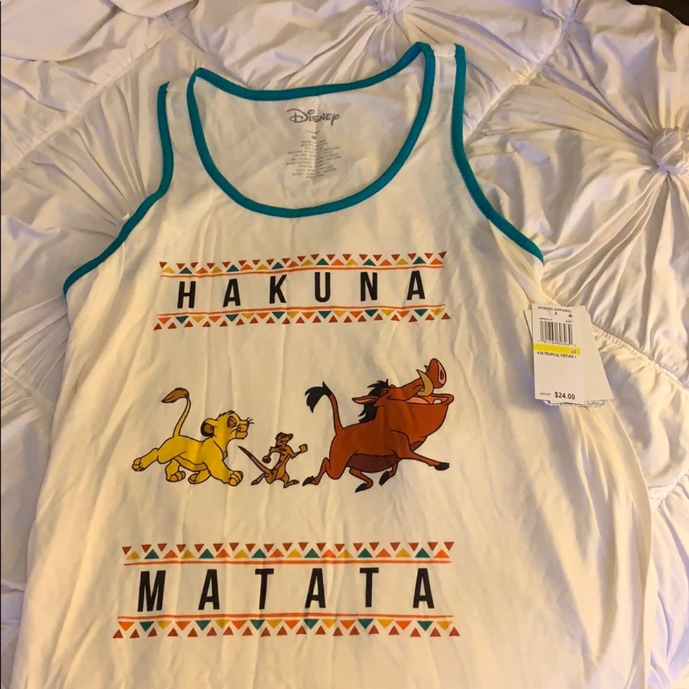 Love Tribe Disney Hakuna Matata Tank Top Ivory